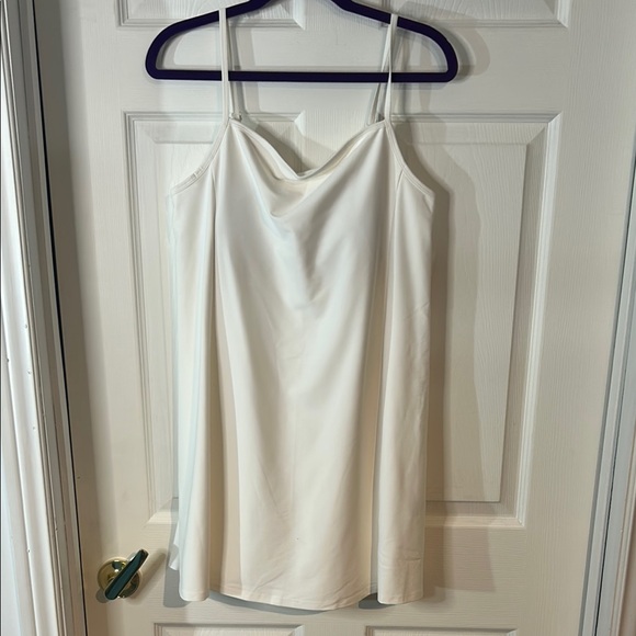 White Athletic Dress NWT size large cotton - Picture 3 of 13